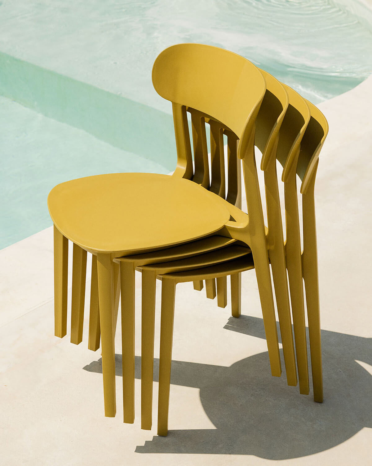 Briel polypropylene outdoor chair