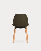 Reine outdoor chair in polypropylene and wood
