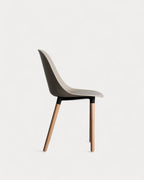 Reine outdoor chair in polypropylene and wood