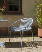 Anier polypropylene and metal outdoor chair