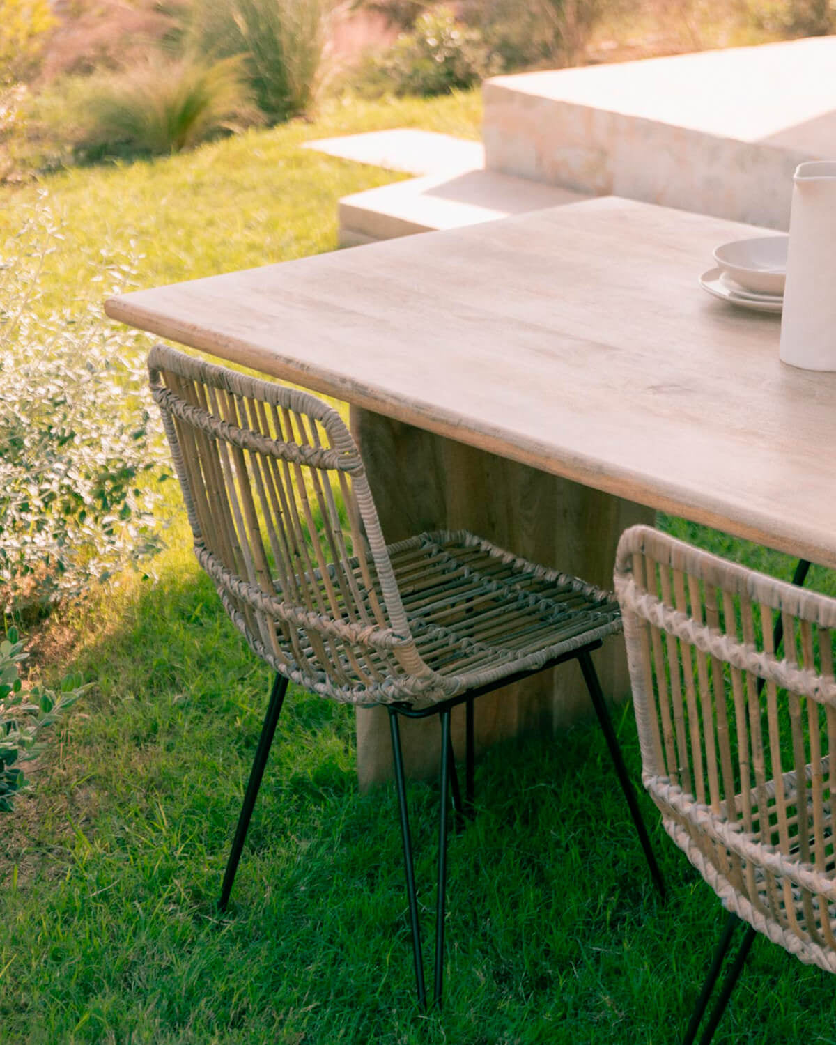 Nice natural rattan outdoor chair