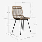 Nice natural rattan outdoor chair