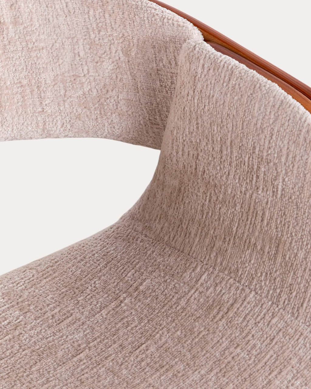 Berlin adjustable wood and fabric office chair