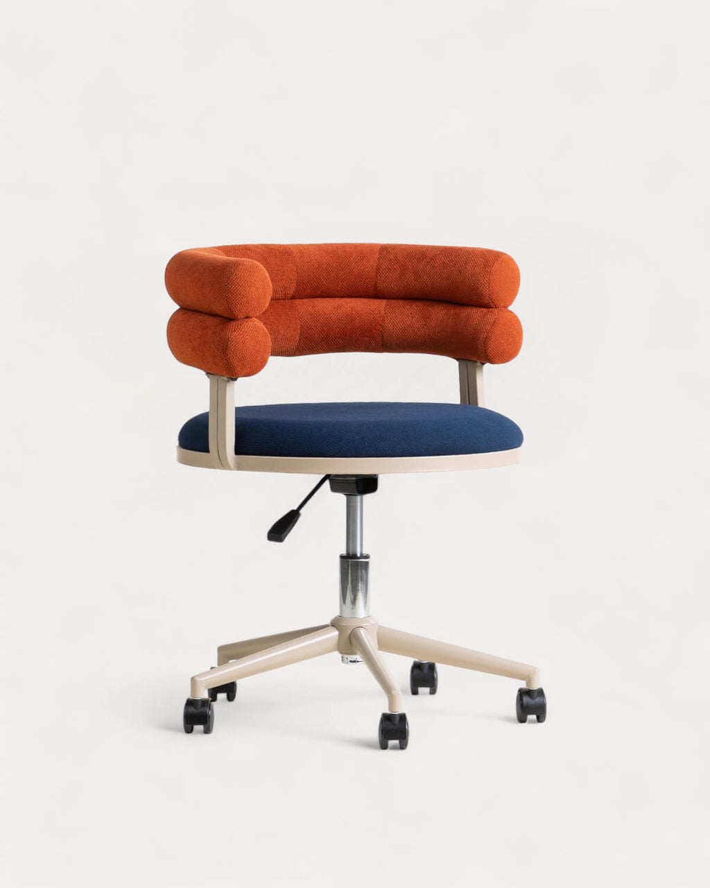 Aixa adjustable metal and fabric office chair