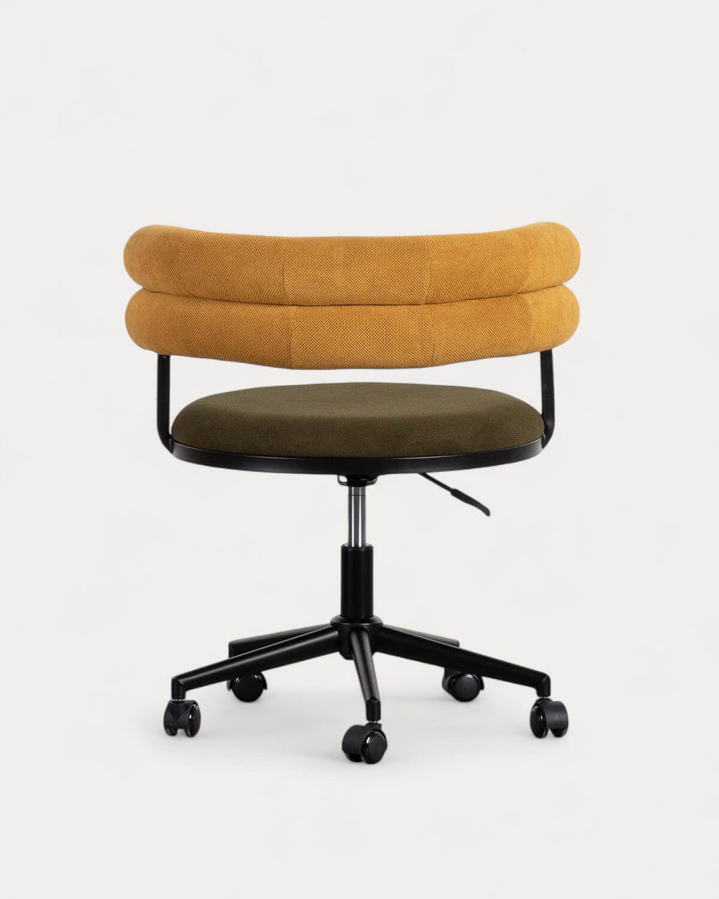 Aixa adjustable metal and fabric office chair