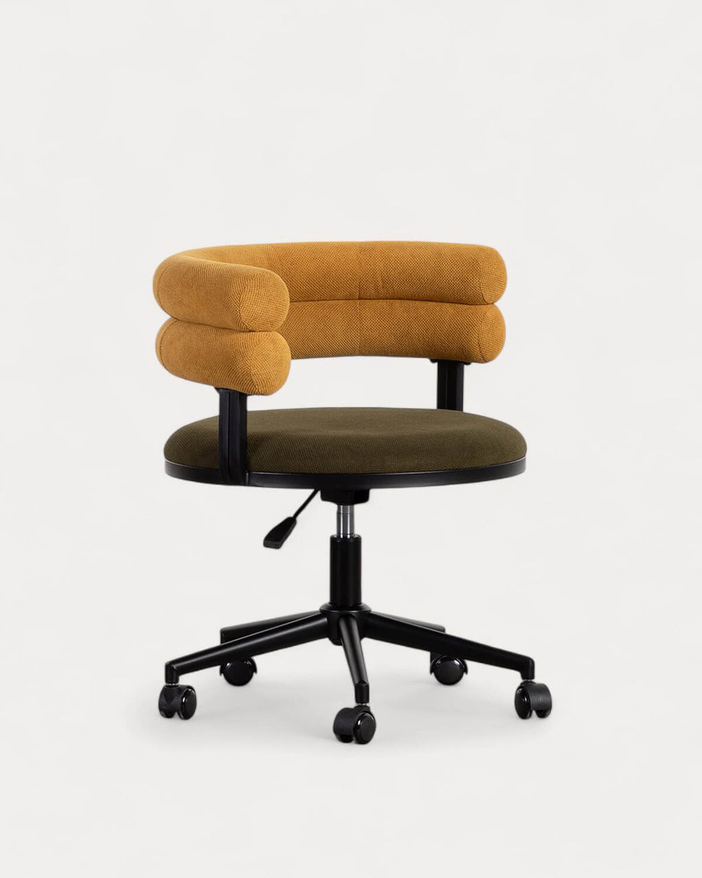 Aixa adjustable metal and fabric office chair