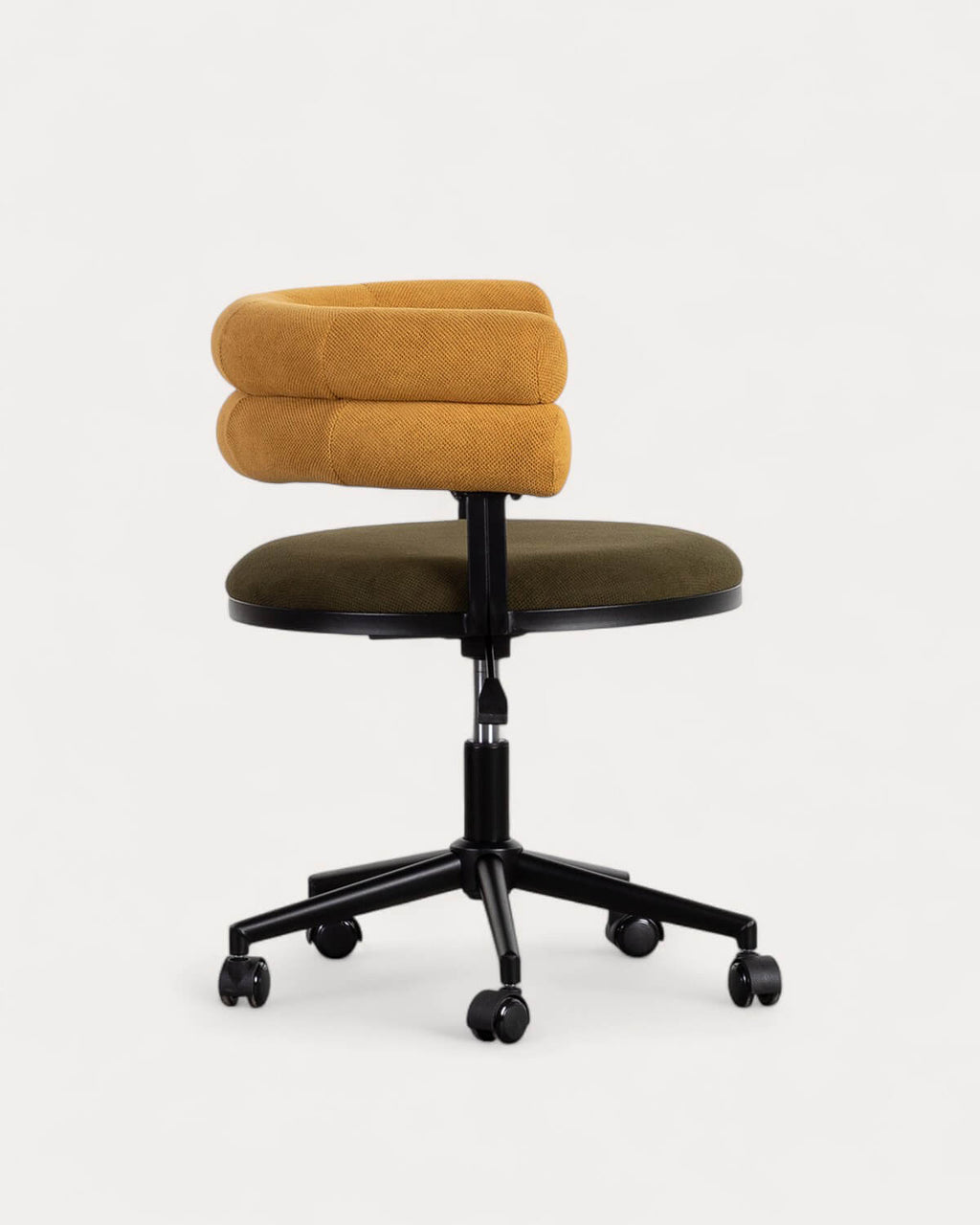 Aixa adjustable metal and fabric office chair