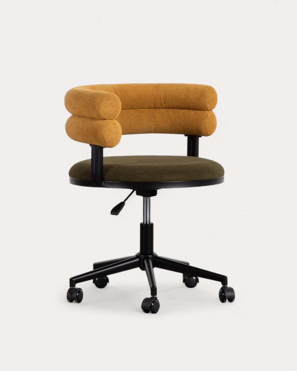 Aixa adjustable metal and fabric office chair