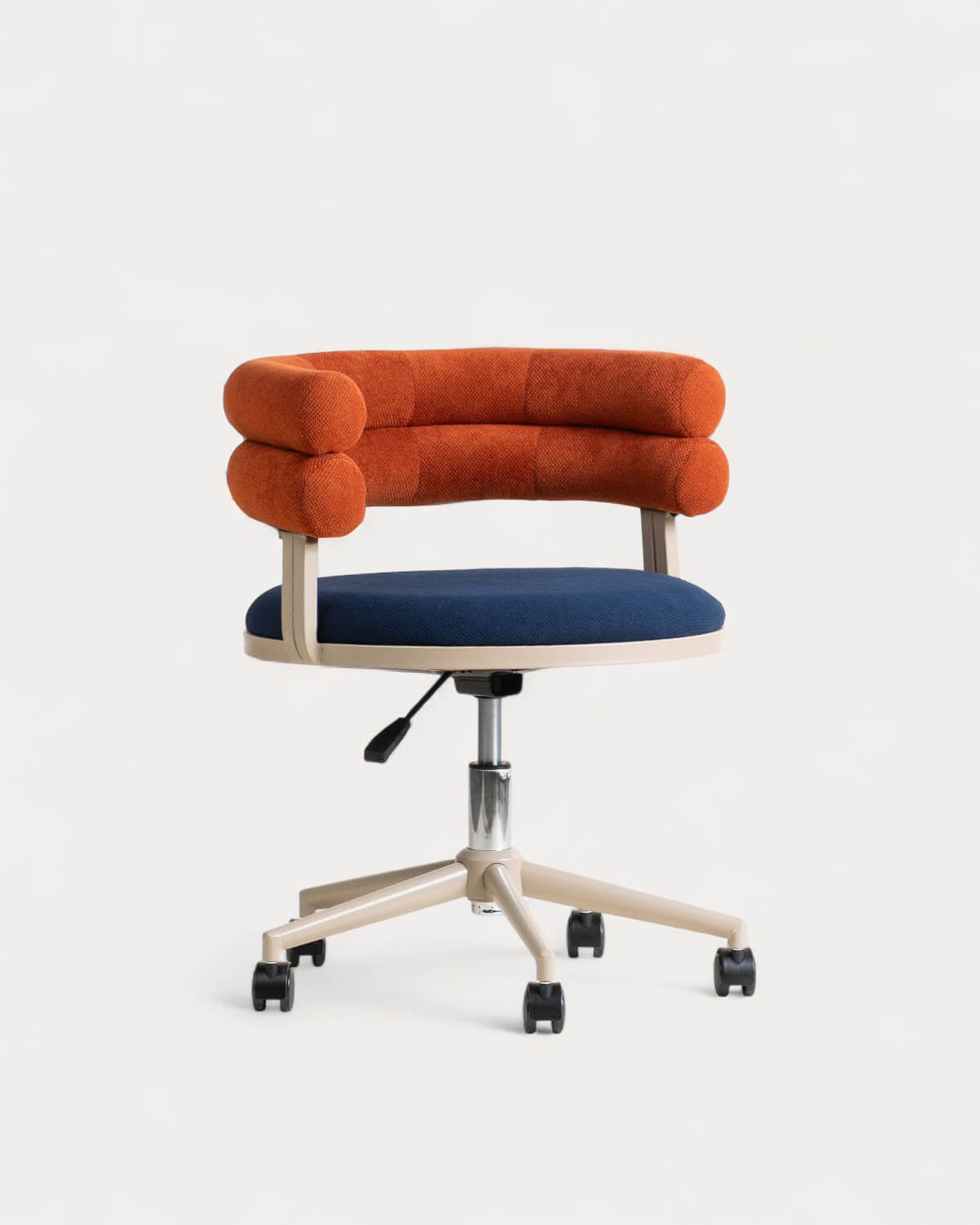 Aixa adjustable metal and fabric office chair