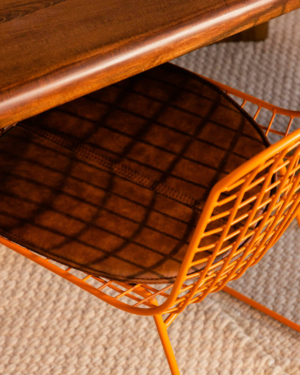 Aras Fresh Metal High Back Dining Chair