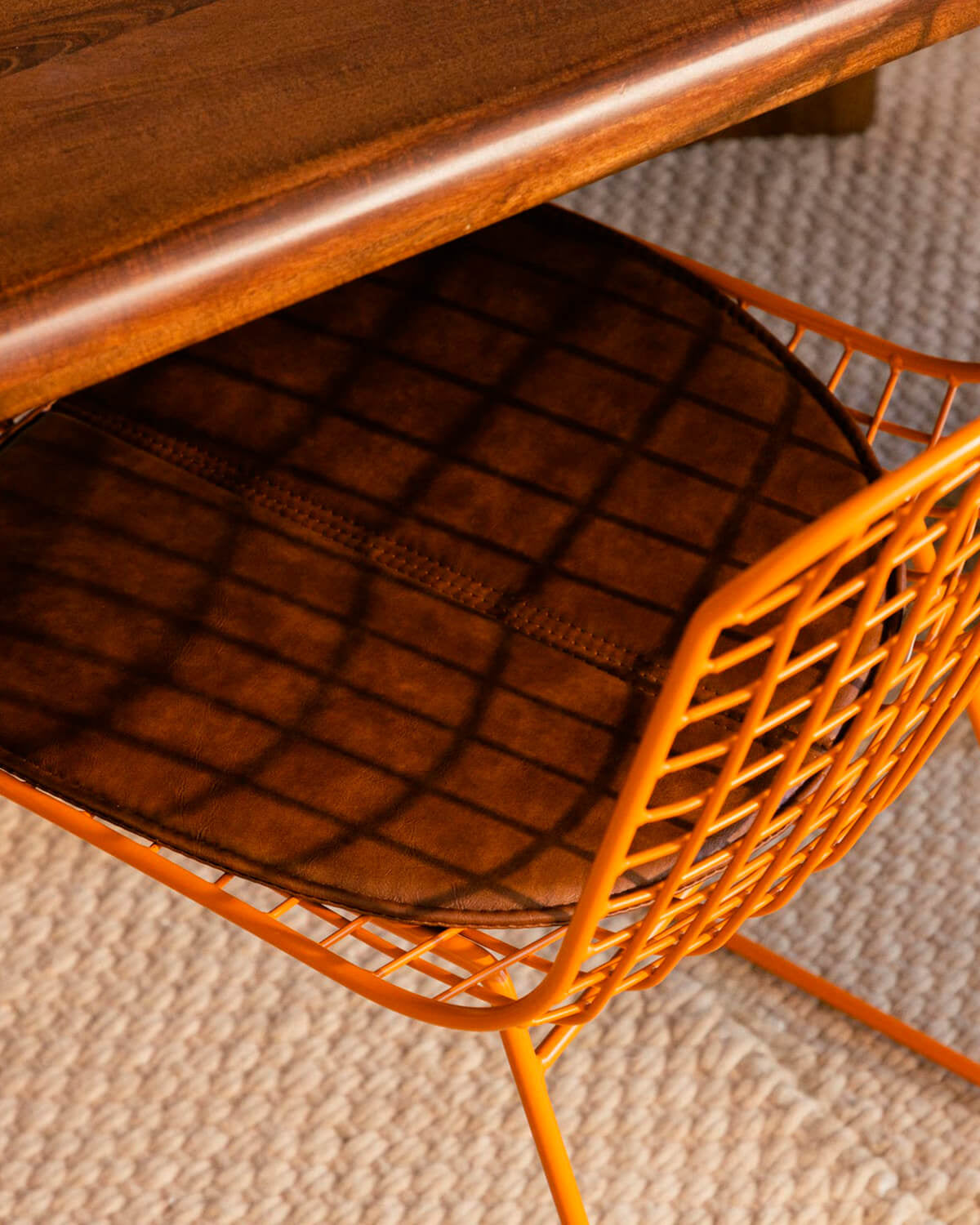 Aras Fresh Metal High Back Dining Chair