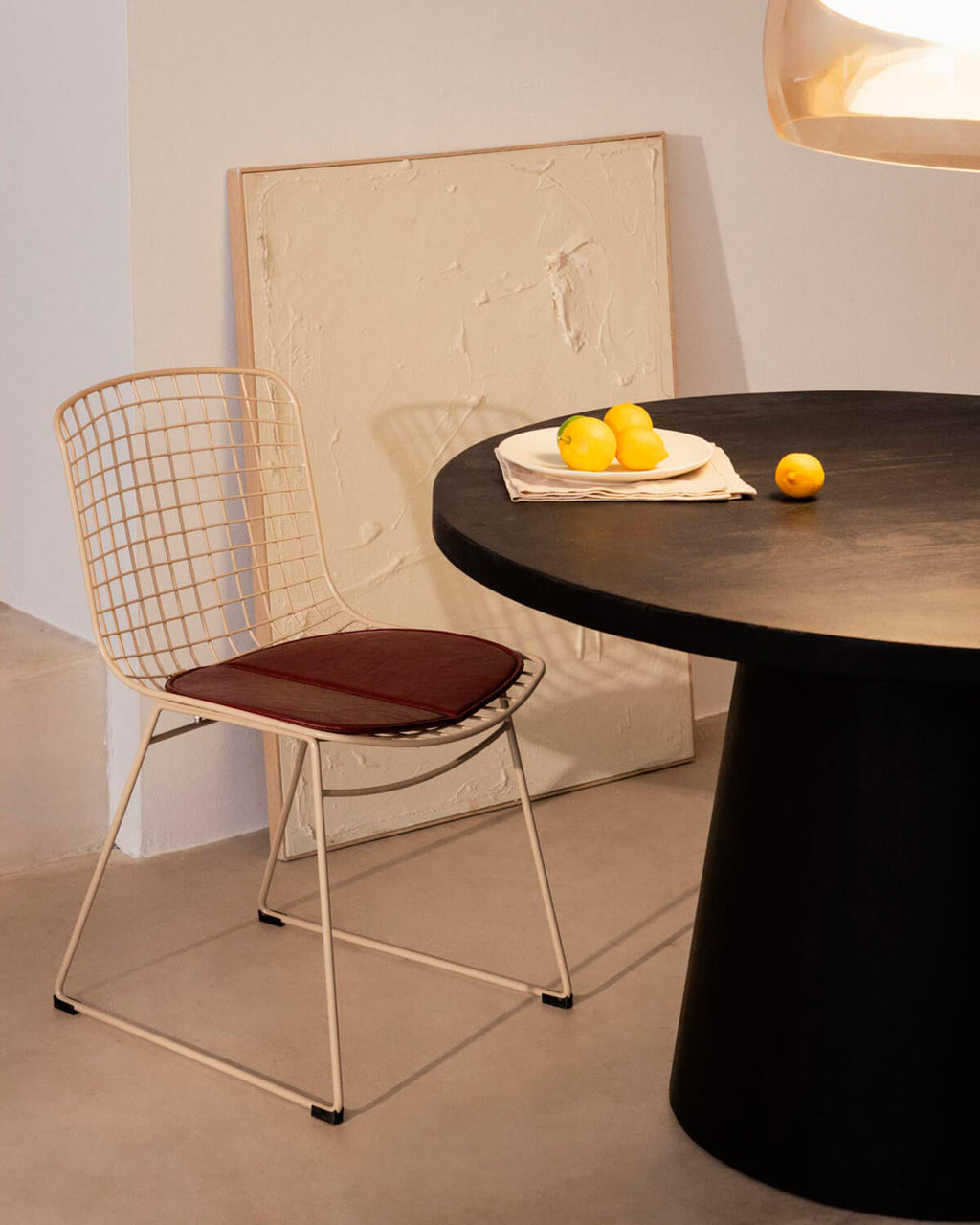 Aras Fresh Metal High Back Dining Chair