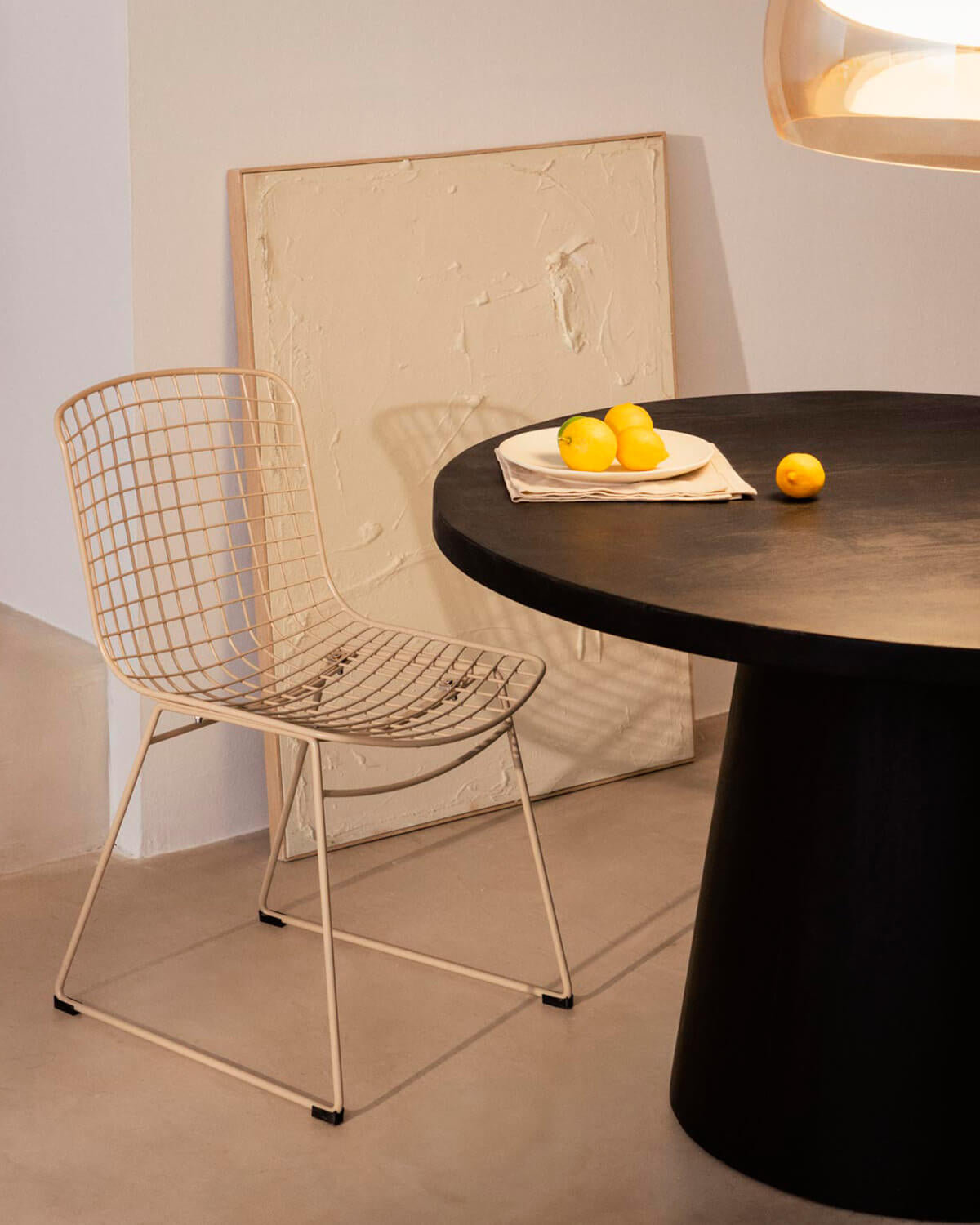 Aras Fresh Metal High Back Dining Chair