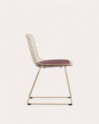 Aras Fresh Metal High Back Dining Chair