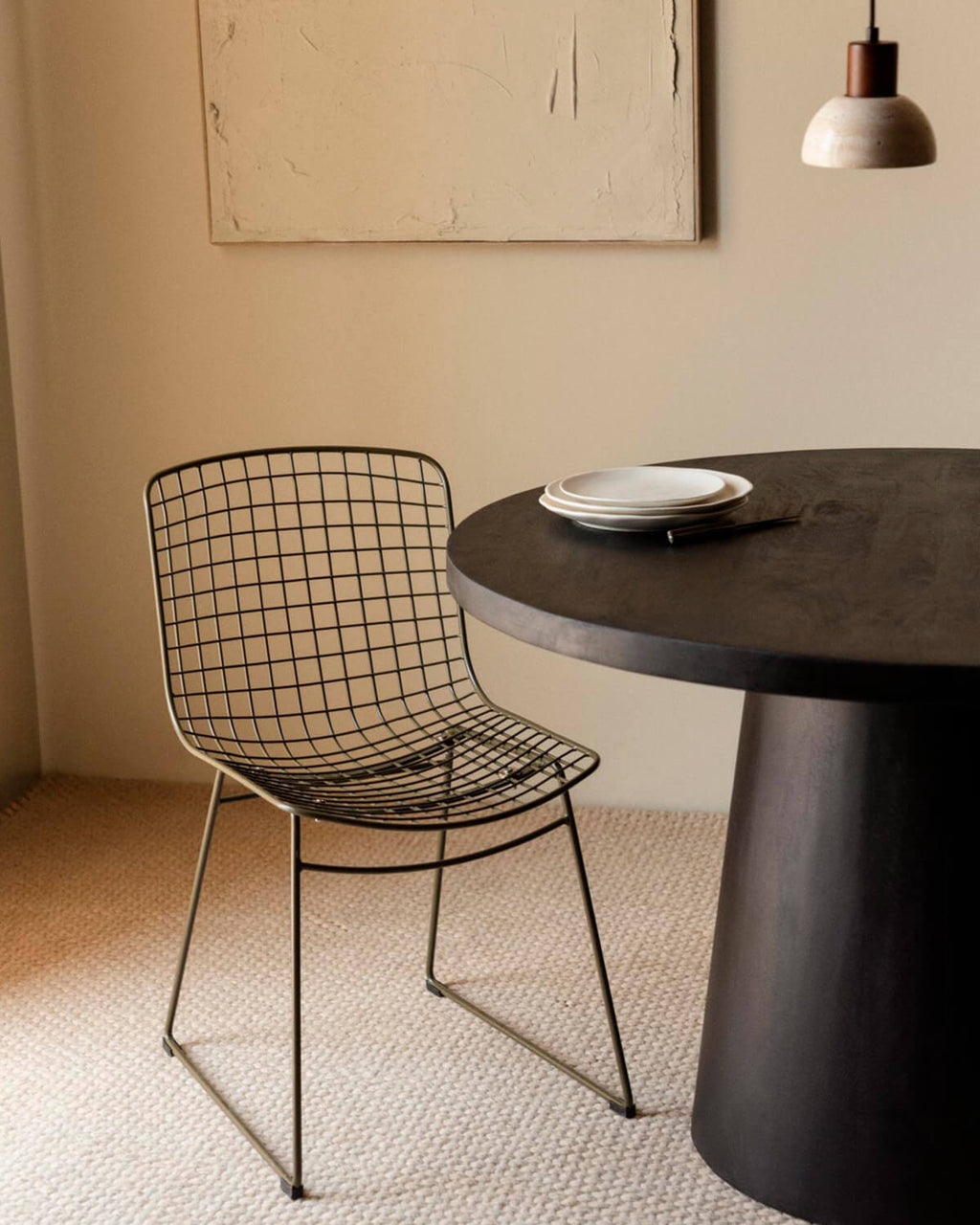 Aras Fresh Metal High Back Dining Chair