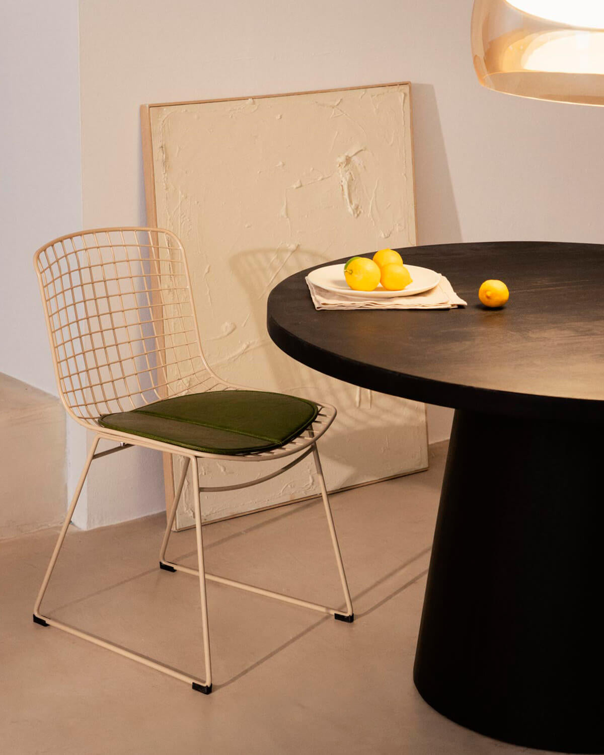 Aras Fresh Metal High Back Dining Chair