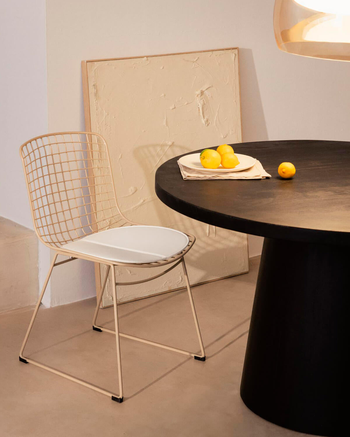 Aras Fresh Metal High Back Dining Chair