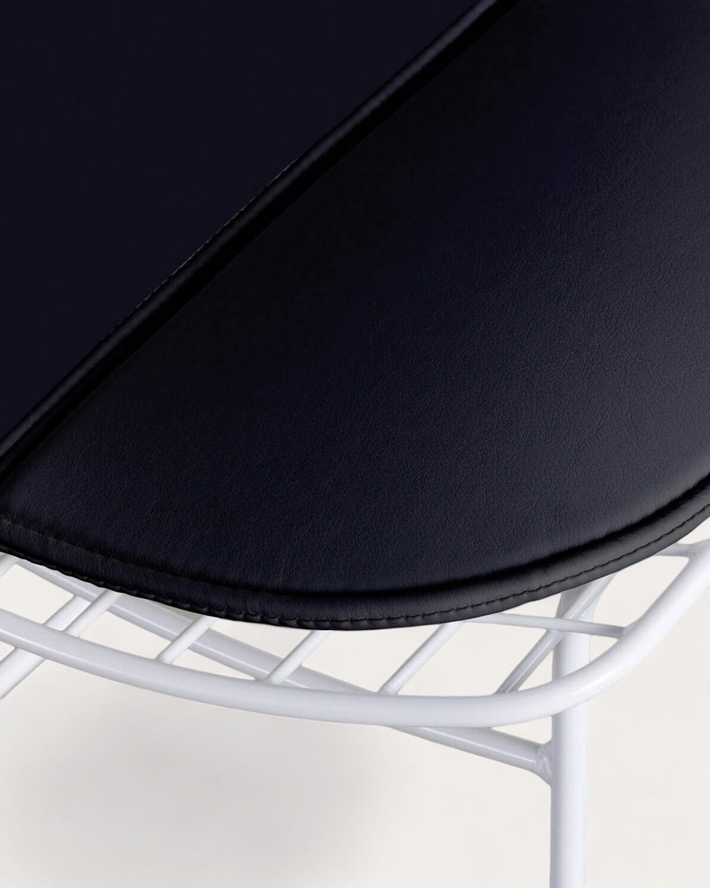 Aras High Back Metal Dining Chair
