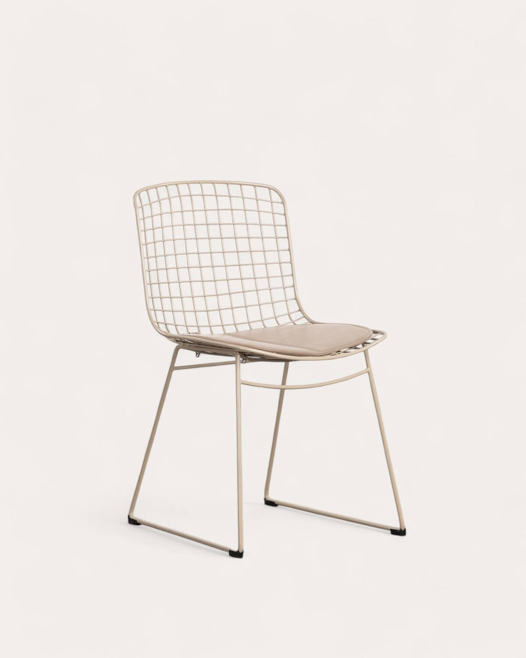 Aras High Back Metal Dining Chair