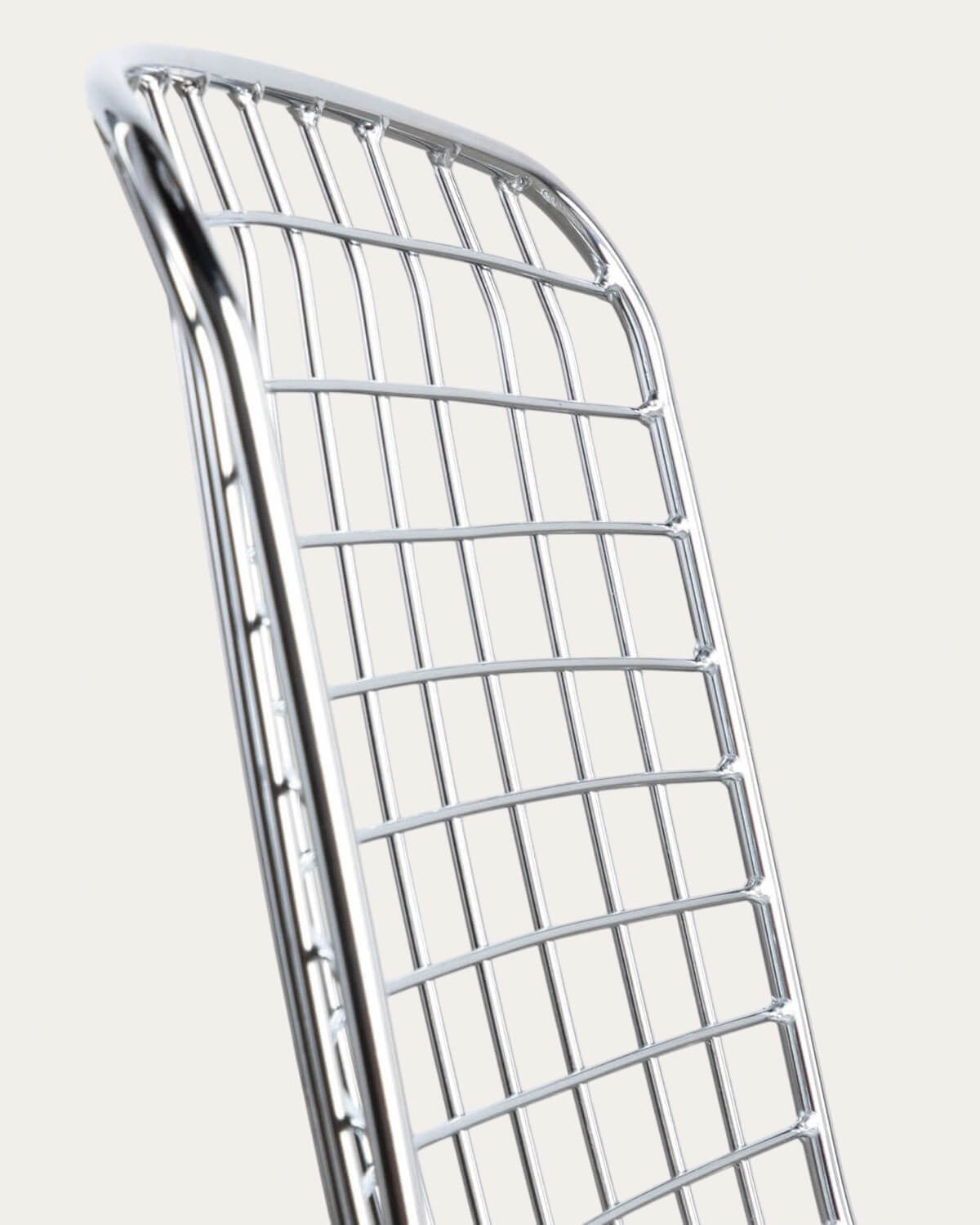 Aras High Back Metal Dining Chair