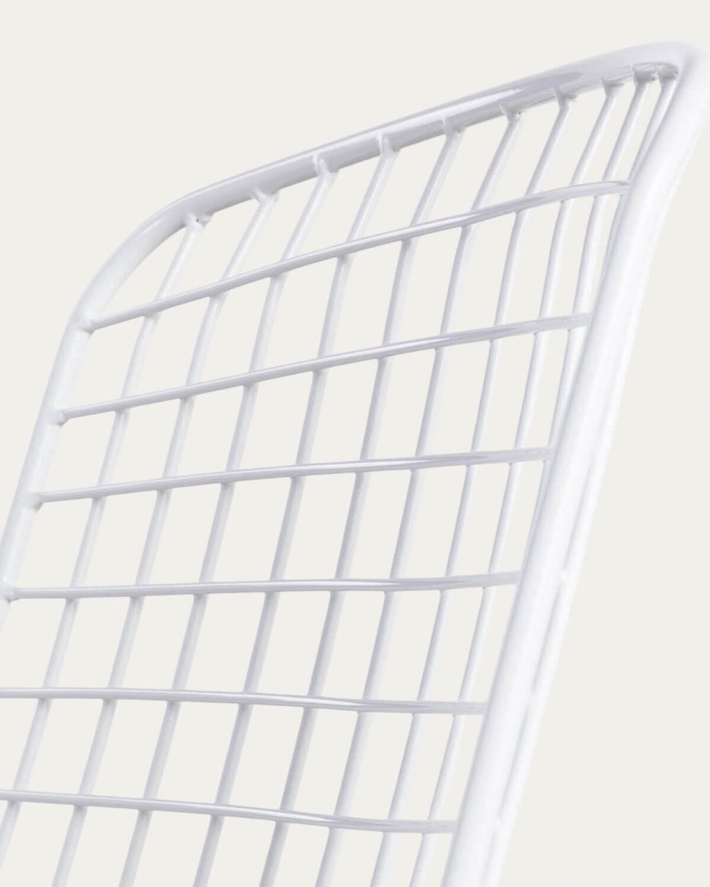 Aras High Back Metal Dining Chair
