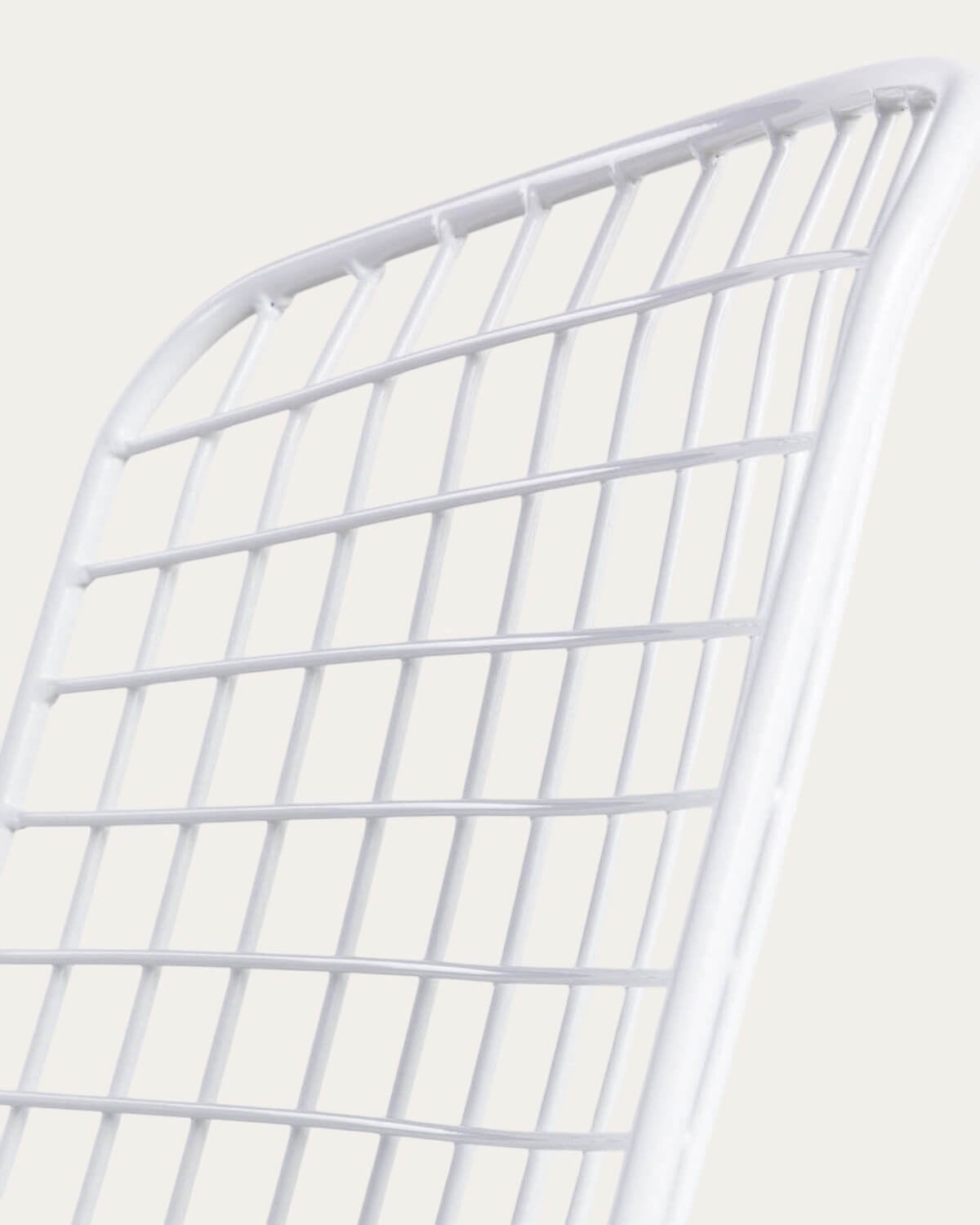 Aras High Back Metal Dining Chair