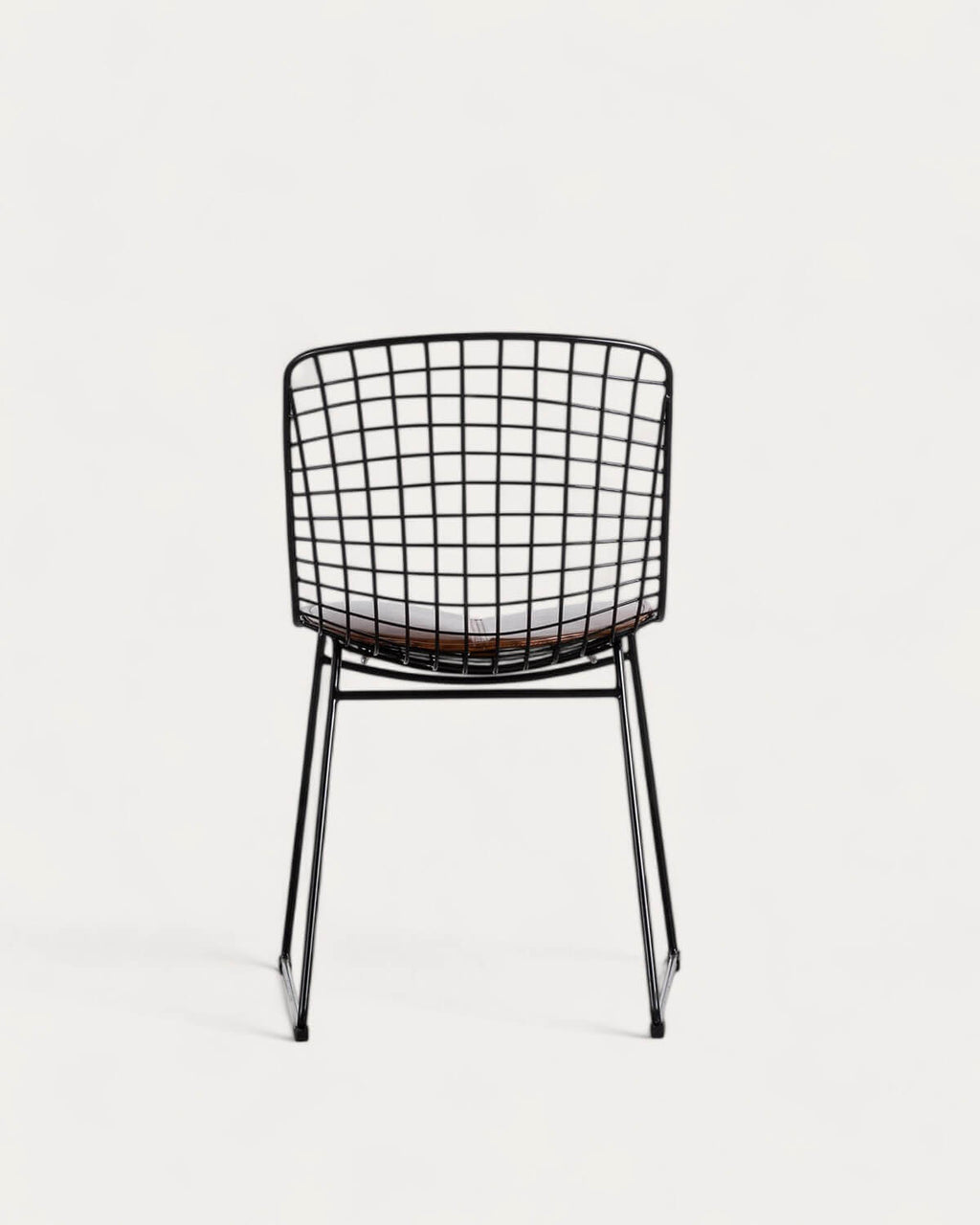 Aras High Back Metal Dining Chair