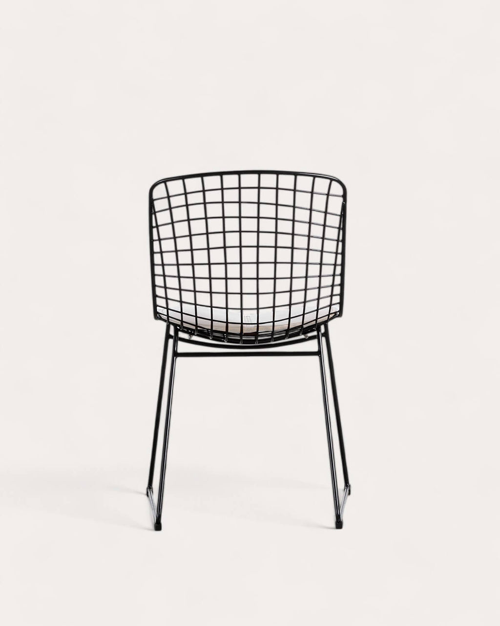 Aras High Back Metal Dining Chair