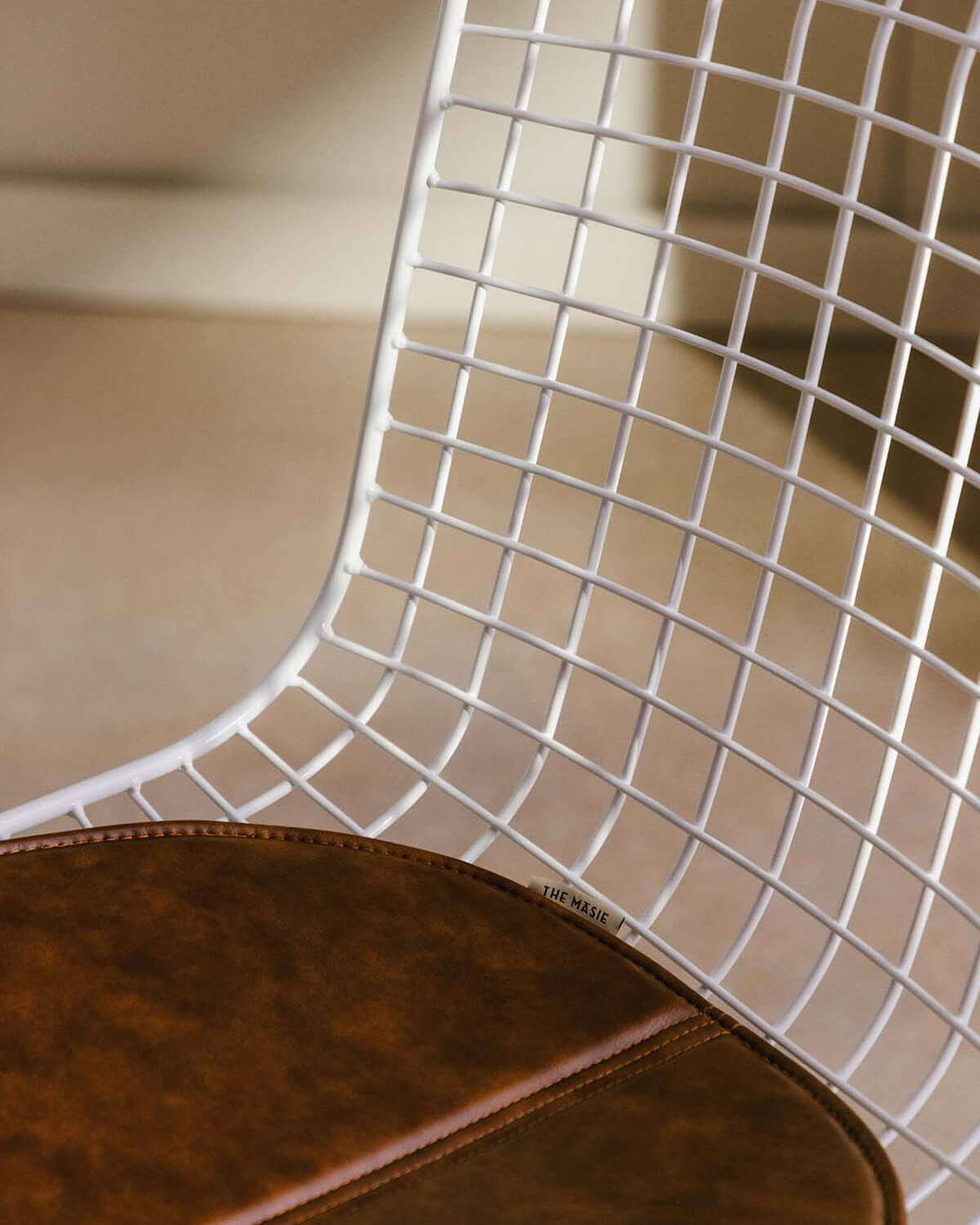 Aras High Back Metal Dining Chair