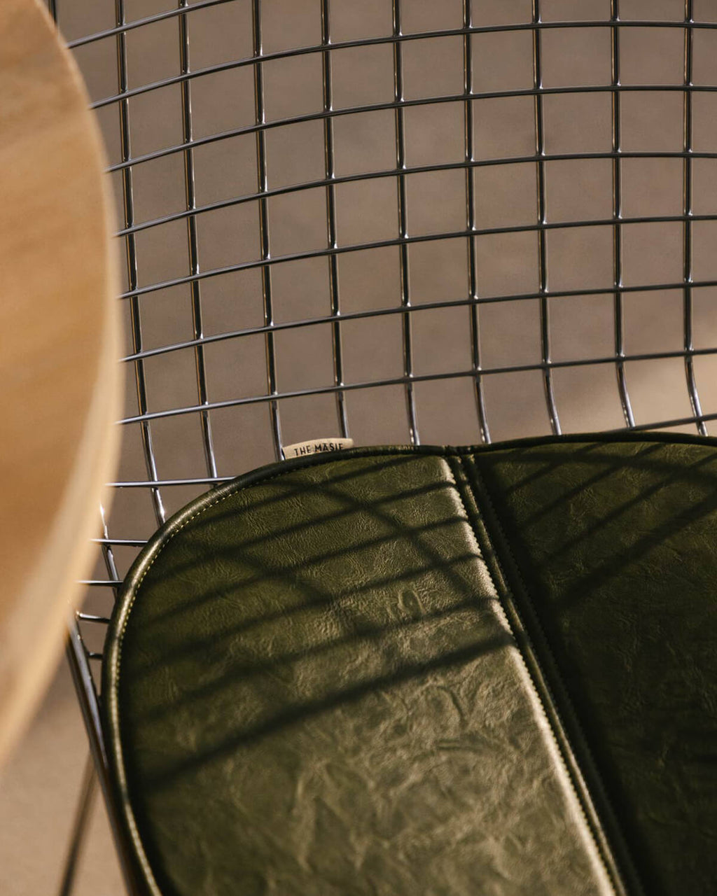Aras High Back Metal Dining Chair