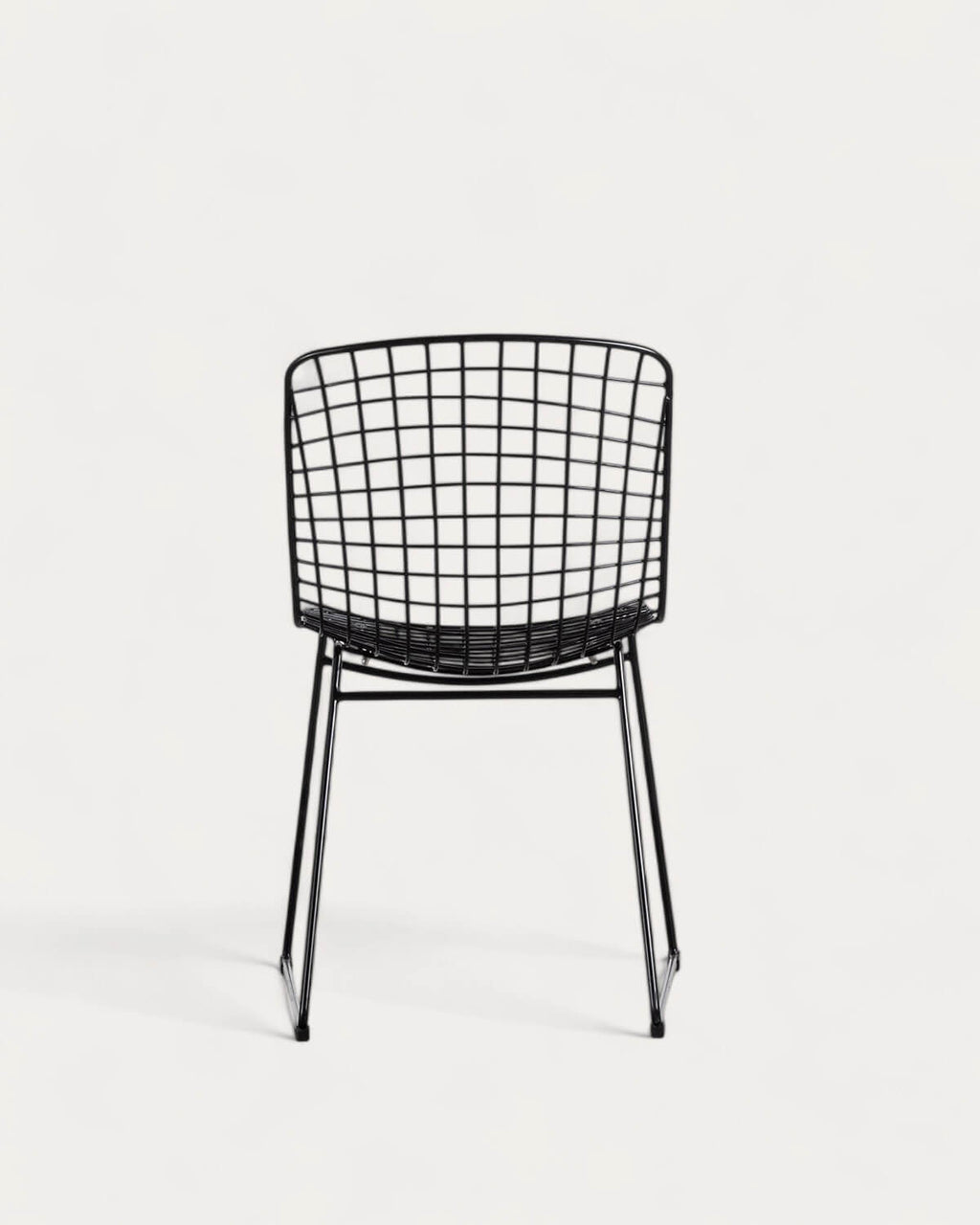 Aras High Back Metal Dining Chair