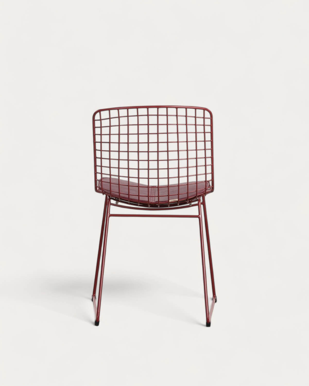 Aras High Back Metal Dining Chair