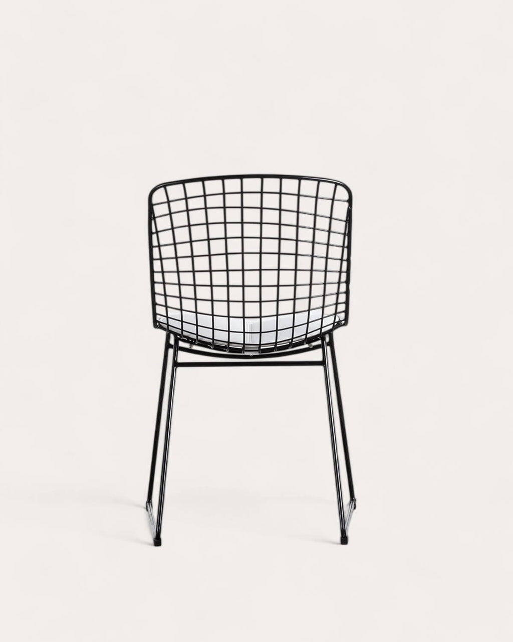 Aras High Back Metal Dining Chair