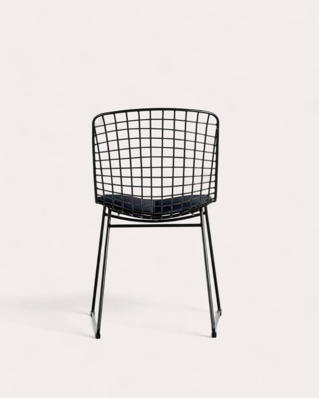Aras High Back Metal Dining Chair