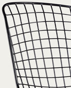 Aras High Back Metal Dining Chair