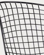Aras High Back Metal Dining Chair