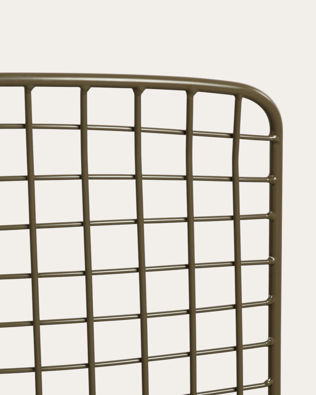 Aras High Back Metal Dining Chair