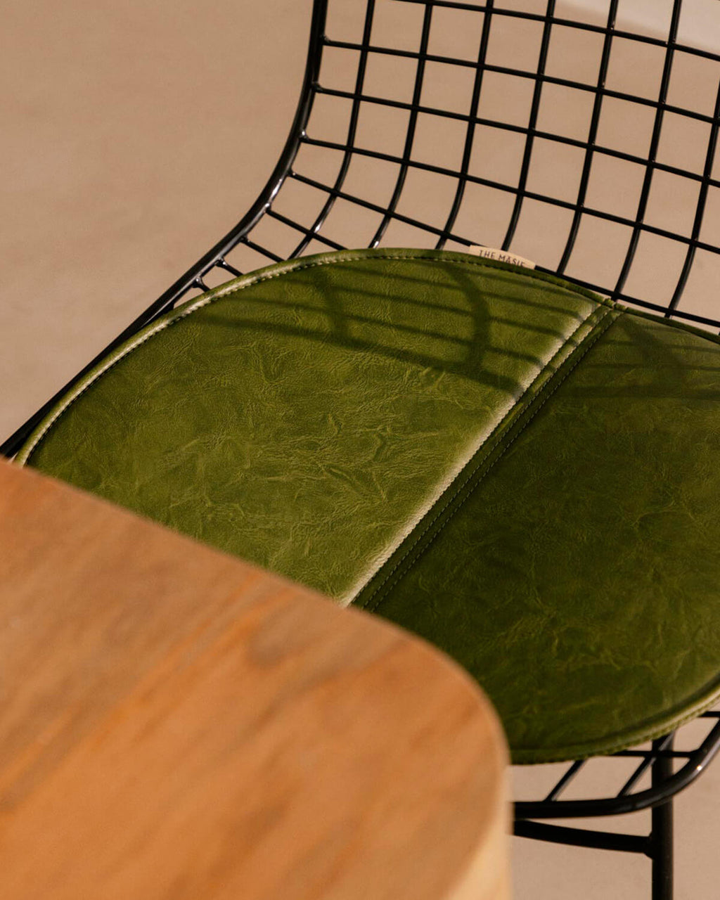 Aras High Back Metal Dining Chair