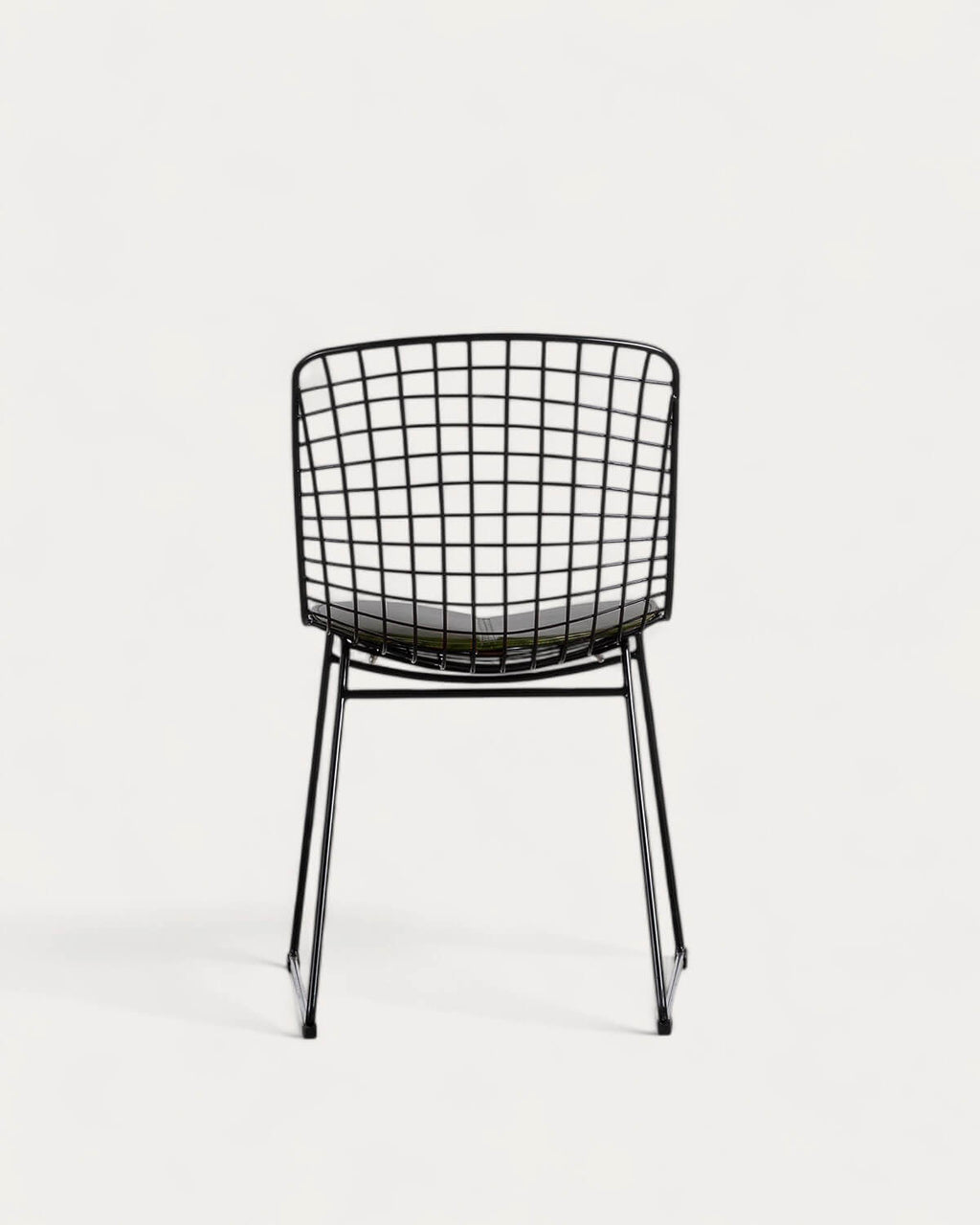 Aras High Back Metal Dining Chair