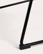 Aras High Back Metal Dining Chair