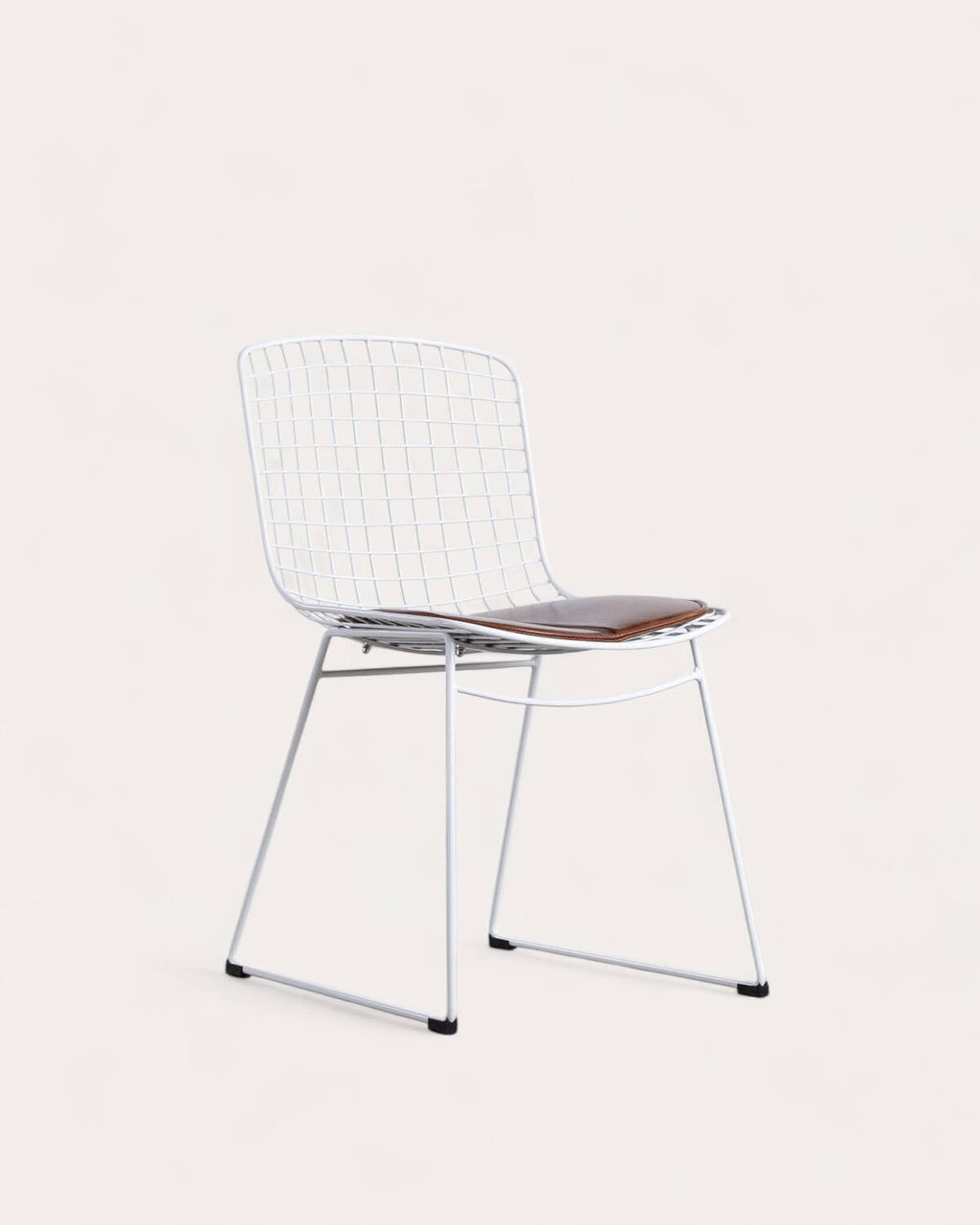 Aras High Back Metal Dining Chair