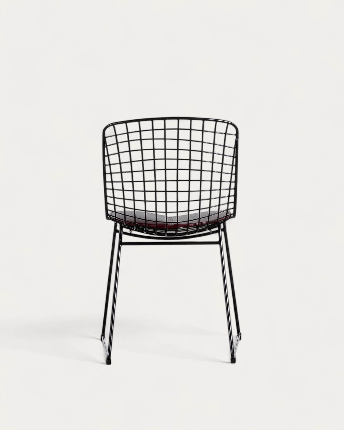 Aras High Back Metal Dining Chair