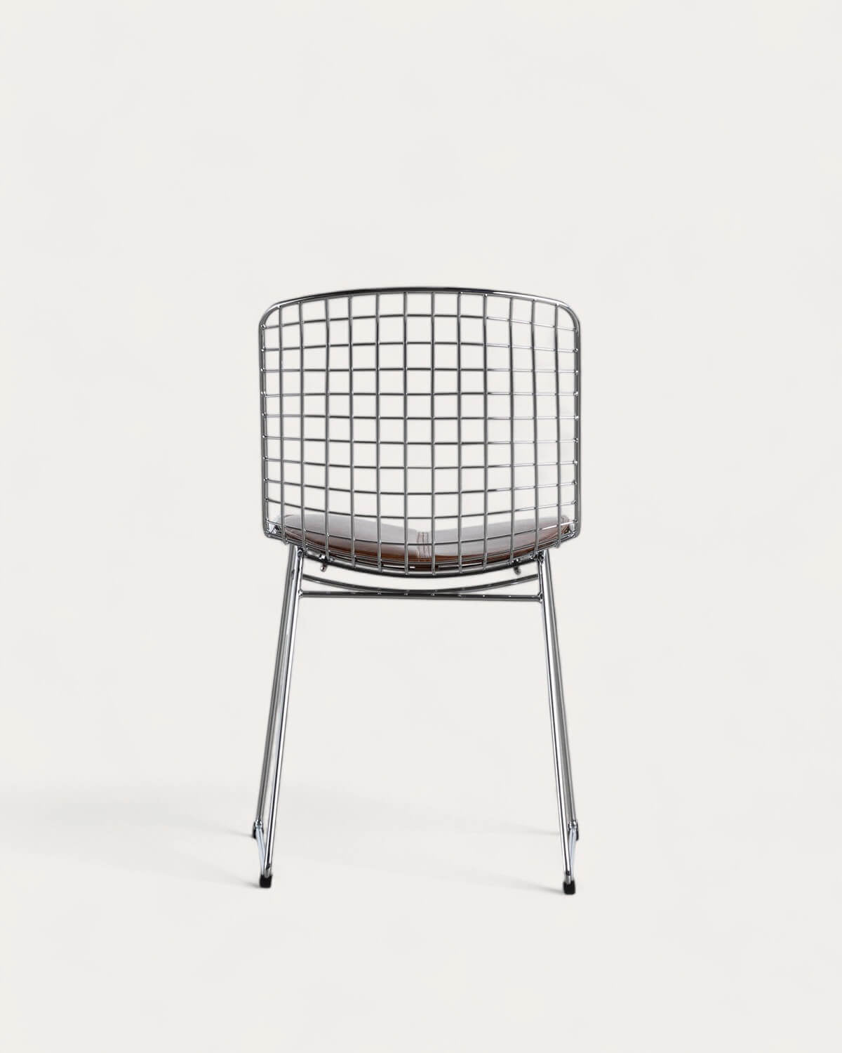Aras High Back Metal Dining Chair