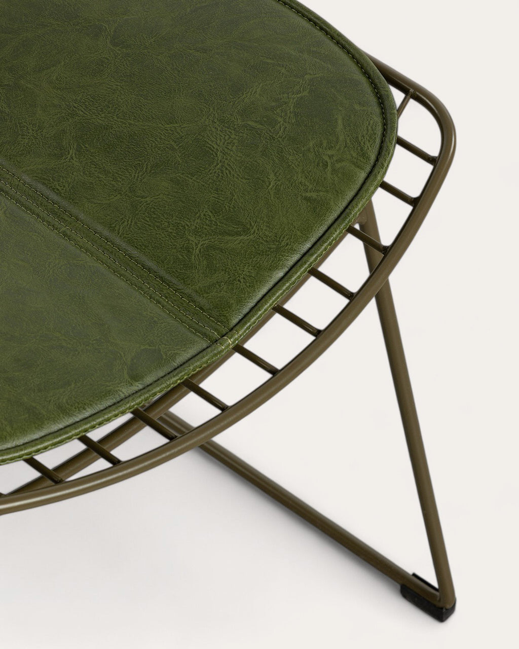 Aras High Back Metal Dining Chair