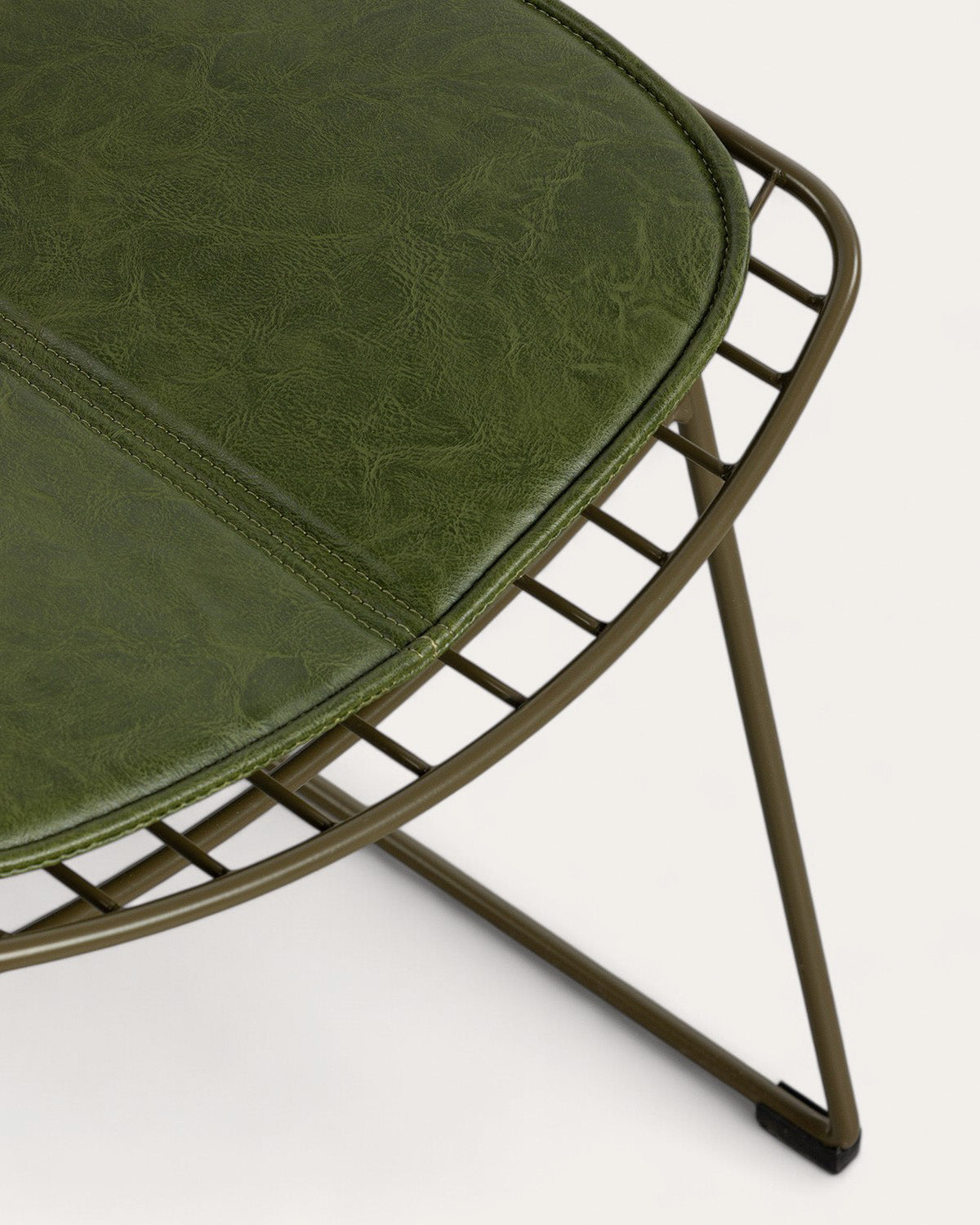 Aras High Back Metal Dining Chair
