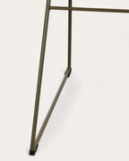 Aras High Back Metal Dining Chair