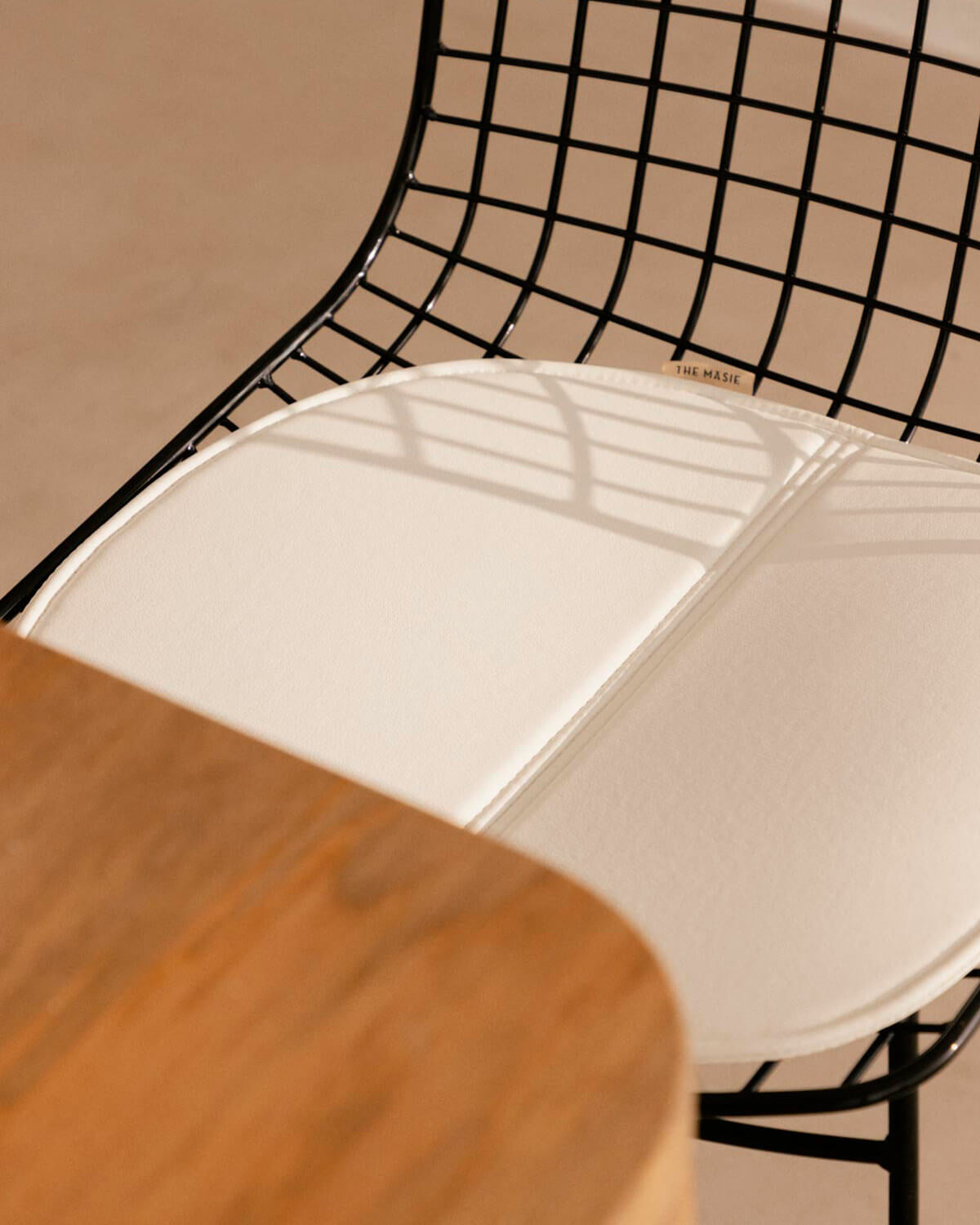 Aras High Back Metal Dining Chair