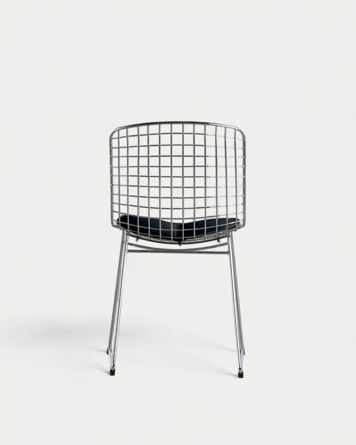 Aras High Back Metal Dining Chair