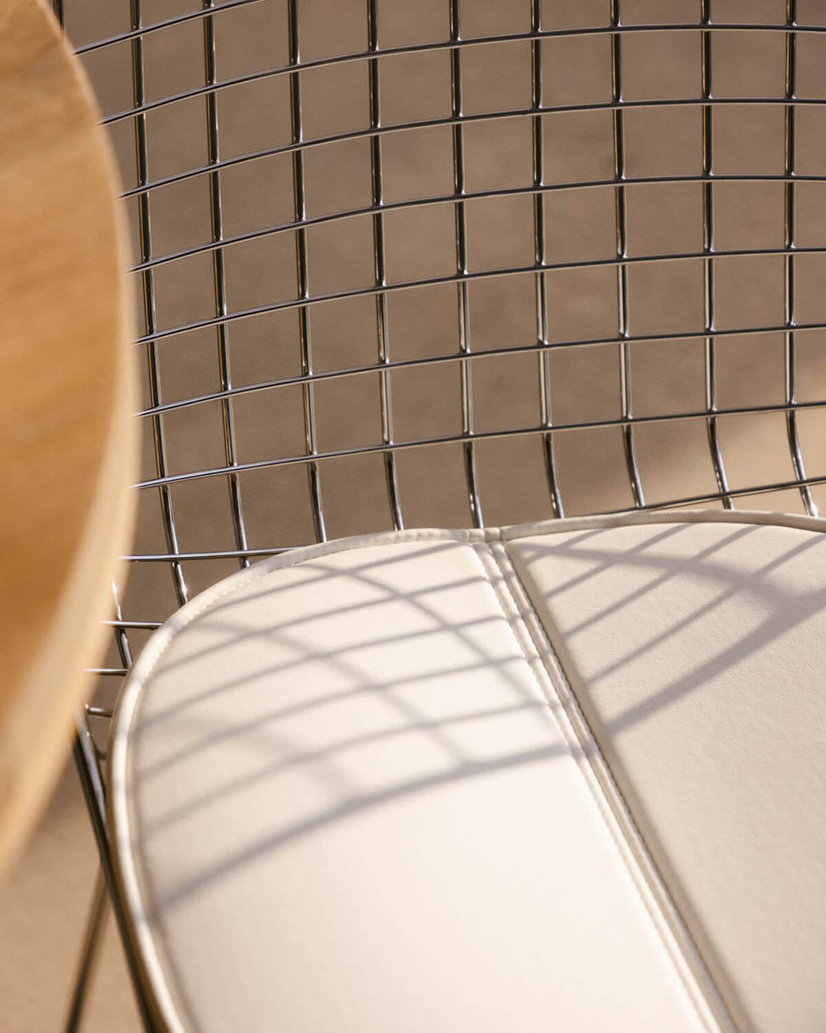 Aras High Back Metal Dining Chair