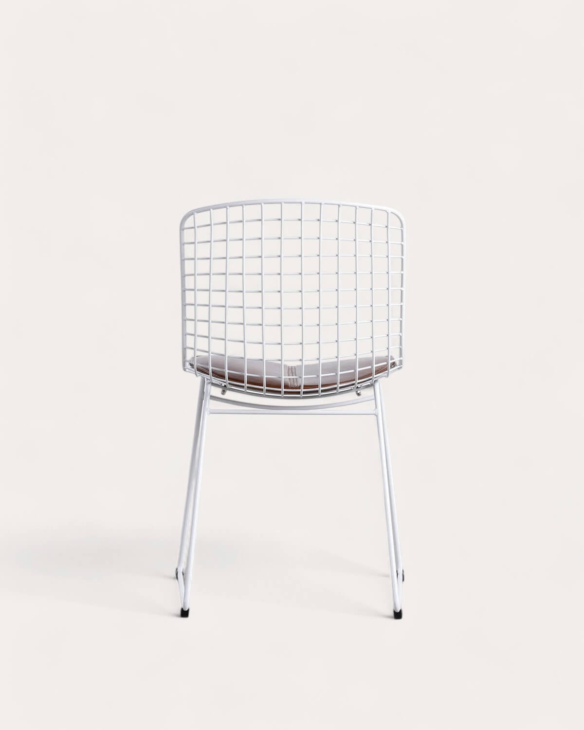 Aras High Back Metal Dining Chair
